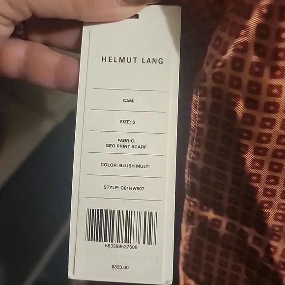 HELMUT LANG SILK CAMI TANK - Picture 3 of 5